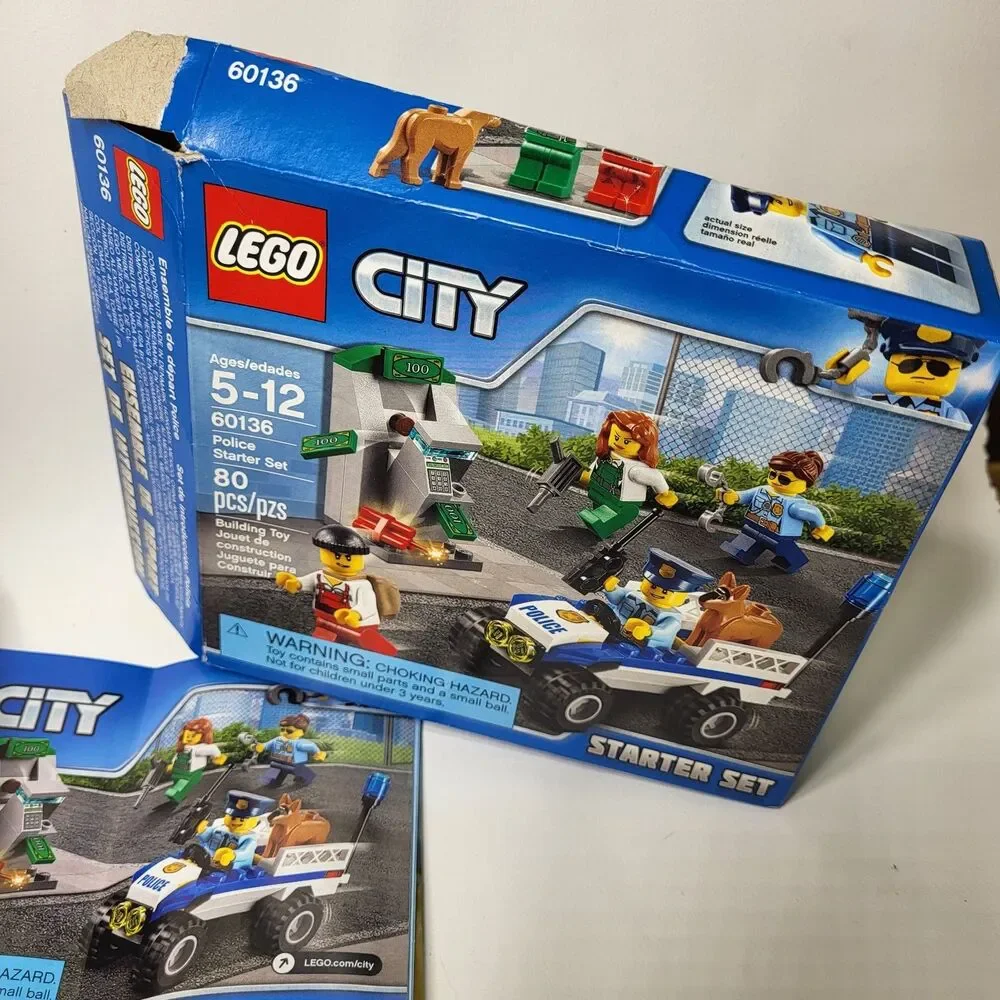 LEGO CITY: Police Starter Set 60136 Incomplete 2 Sets